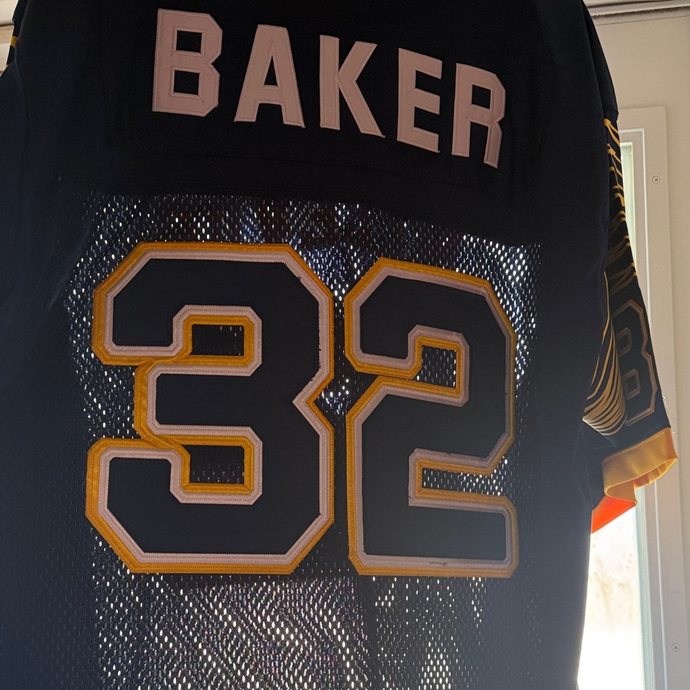 Black and Gold Mesh Jersey